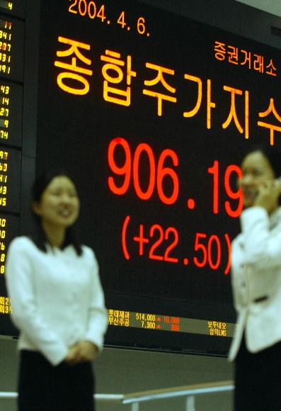 주가 900선 돌파 증권거래소 스케치   안주영기자 jya@