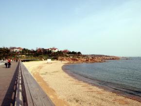 팔대관 지역의 해변 산책로