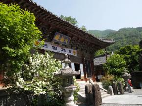 아기자기한 동선의 산책로가 매혹적인 쌍계사 대웅전.