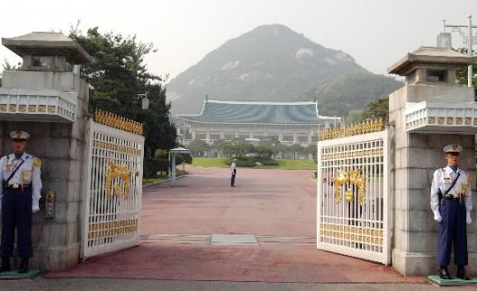 청와대 모습.