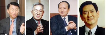 (좌로부터)최석원사장, 정병철 사장, 남용사장, 노기호 사장