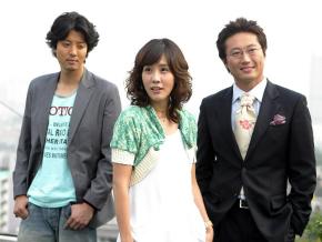 SBS ‘파리의 연인’의 촬영장에서 만난 이동건,김정은,박신양. 김미성기자 492naya@sportsseoul.com