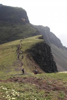 백두산 꽃길 트래킹