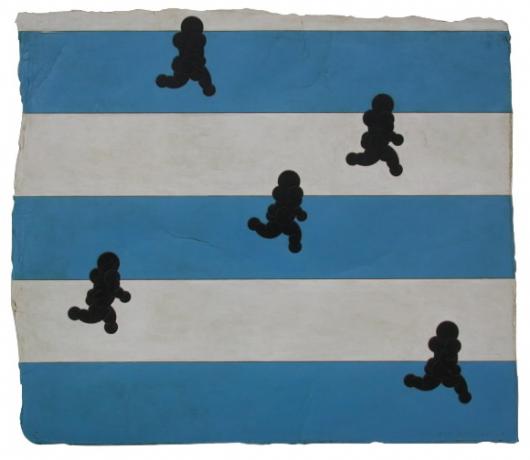 ‘운동회 036040’.44×51㎝.혼합재료.2004…