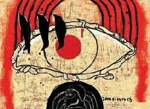 이만수 ‘시선 그리고 욕망’.21×29.7㎝.종…