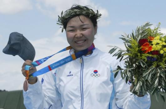 이보나, 사격트랩 동메달