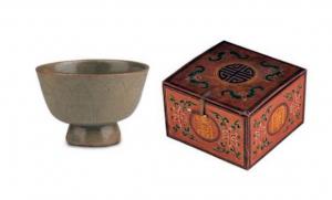 청자완. 지장상자)