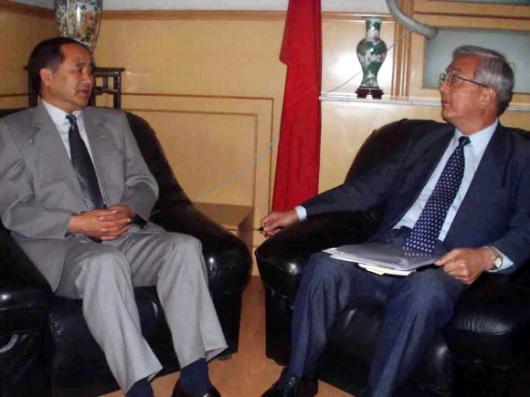 장윈링(왼쪽) 중국 사회과학원 아시아태평양…