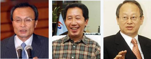 (좌로부터) 이해찬 김근태 이부영
