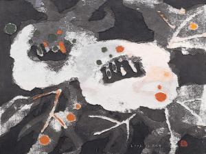 김춘옥 ‘유현(幽玄)’.150×212㎝.한지에 …