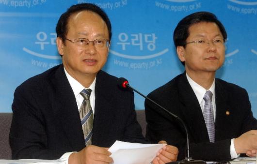 지난 15일 영등포 열린우리당사에서 열린 확…