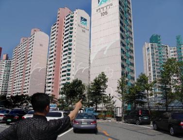 하나의 아파트 단지가 2개구로 나뉘어져 있…