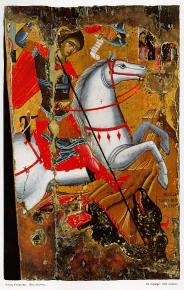 ‘용을 무찌르는 성(聖)조지’.16세기 동방…