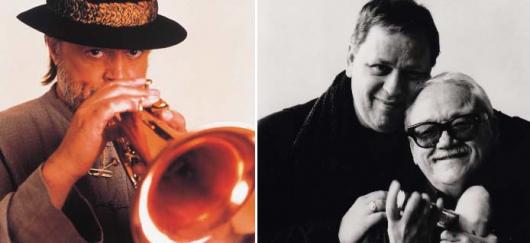 척 맨지오니(왼쪽)·케니 워너와 투츠 띨레…