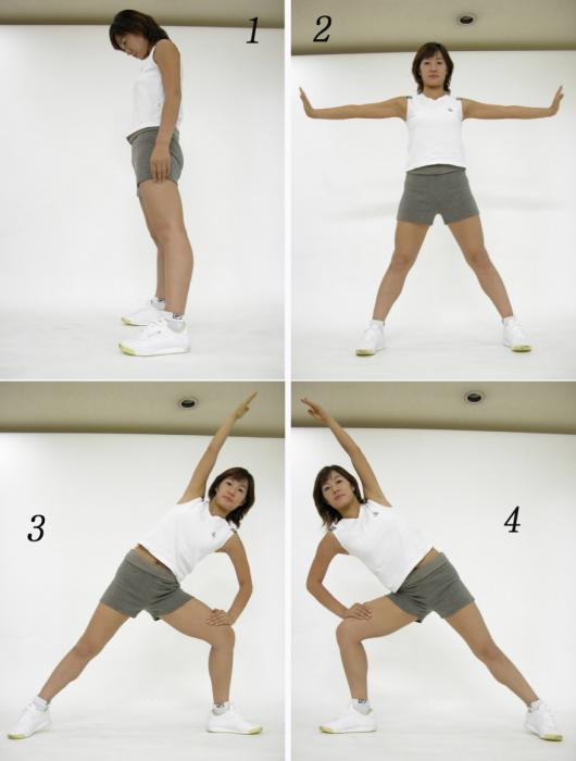 1. 바른자세로 서서 목을 앞쪽으로 지긋이 …