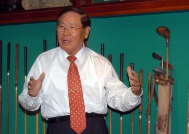 대한골프협회의 임영선 부회장이 협회 골프…