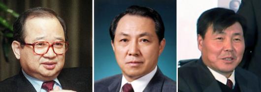 김선동 회장·강덕수 회장·소진관 사장(왼…