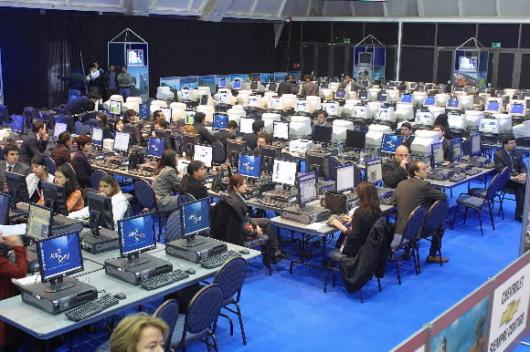  세계 각국의 취재진이 16일 칠레 산티아고…