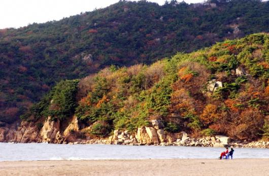 무의도 하나개해수욕장에서 한가로이 낚시를…