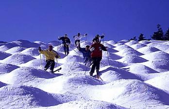 성우리조트 모글코스를 멋진 모습으로 빠져…