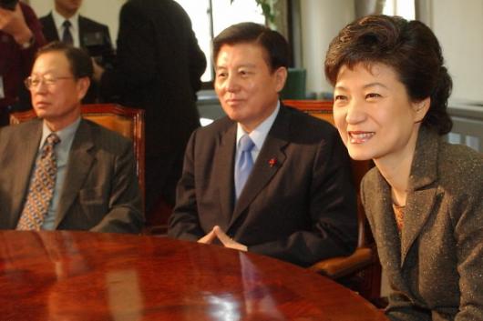 1일 국회에서 열린 한나라당 최고위원·중진…