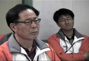 권영길(왼쪽) 의원 등 민주노동당 소속 국회…