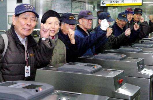 60세 이상 고령인력으로만 구성된 모 택배회…