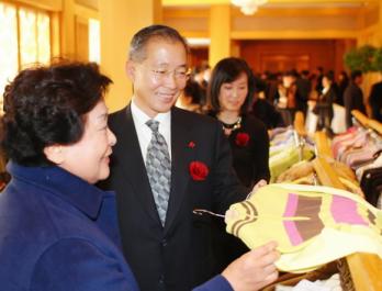 강정원 국민은행장이 23일 서울 신라호텔에…