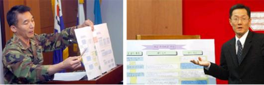 김석영(오른쪽) 국방부 검찰단장이 24일 국…