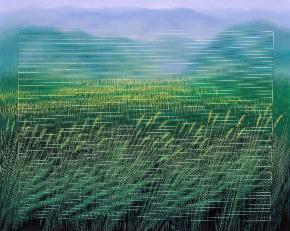 ‘바람결’.캔버스에 유채.91×172.7㎝.