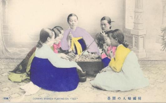 당대풍속의 한 단면을 보여조는 기생들의 모…