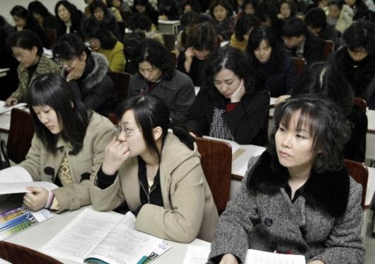 지난달 25일 서울 양천구 목동의 한 입시학…