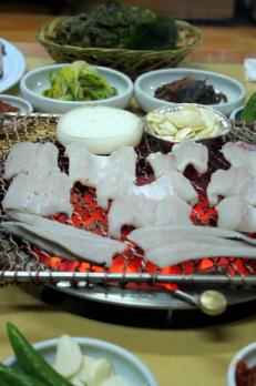 붕장어 소금구이