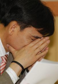 열린우리당 당 의장 경선 후보토론회에 참석…