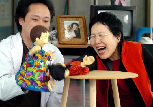 박정자 씨(오른쪽).