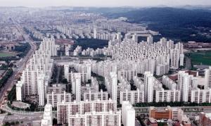 강남지역 아파트 모습