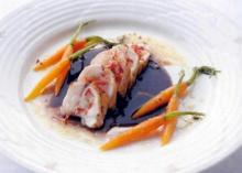 아니스 풍미의 아귀구이.