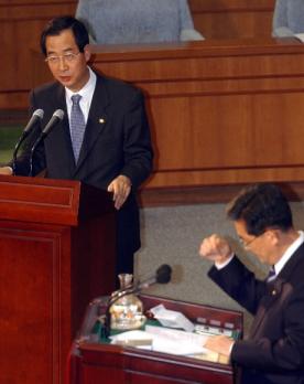 13일 국회 경제분야 대정부질문에서 한덕수…
