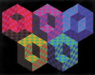 ‘HEXA5’ 빅토르 바자렐리 作. 스크린프린…