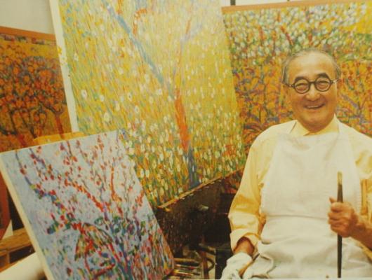 ‘화단의 멋쟁이’라 불리는 이대원 화백이…