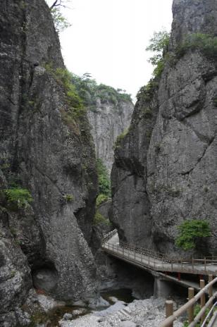 주왕산 학소대 협곡