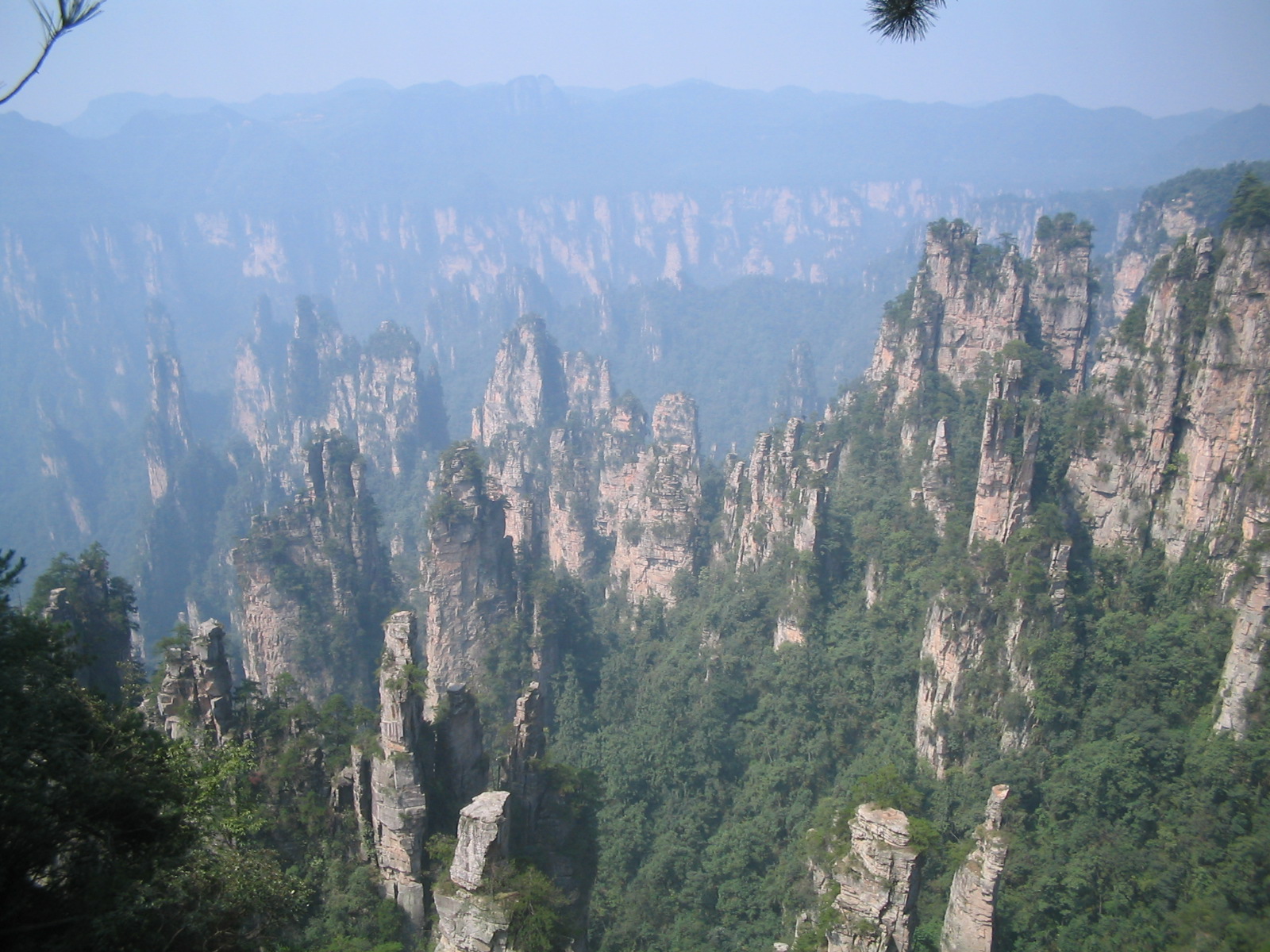 중국 장자제(張家界) 톈쯔산(天子山)