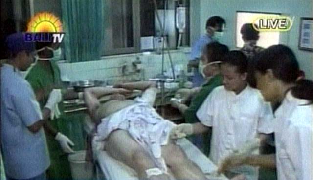 발리 폭탄테러 관련 TV 캡쳐 사진. YTN 제공