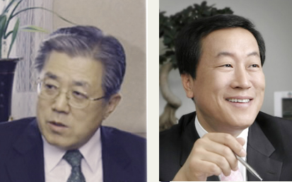 박정원 한진해운 사장(왼쪽) / 노정익 현대상선 사장(오른쪽)