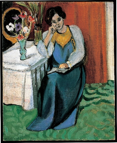 60억~70억원으로 추정되는 앙리 마티스의 ‘희고 노란 옷을 입은 책 읽는 여인’.