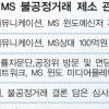 MS ‘끼워팔기’ 330억 과징금