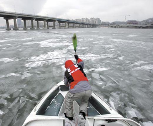 얼어붙은 한강