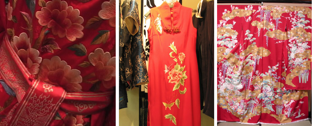 왼쪽부터 ‘한·중·일’ 에서 소개될 한복·치타오·기모노