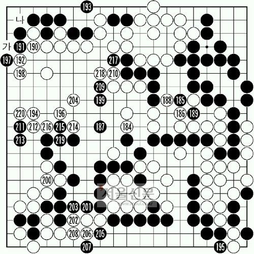 [제16기 비씨카드배 신인왕전 본선 1회전] 아쉬운 최후의 패착