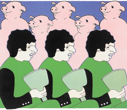 존 웨슬리 ‘3Hessian Ensigns Crossing the Delaware with a Load of Pork’